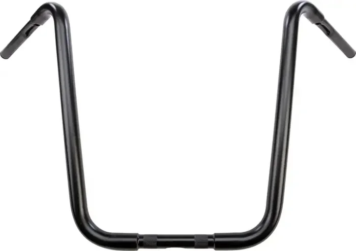 096486 Ape Hanger 1 1/4″ Black 20″ 1″ Thru Clamp Non Tbw