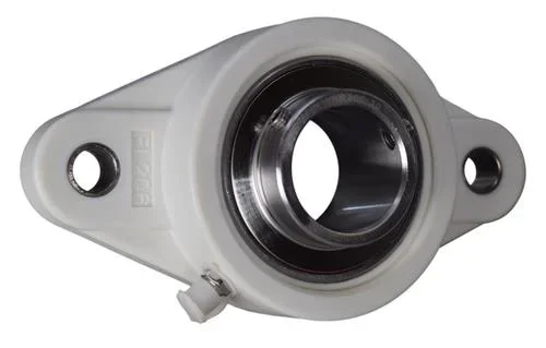 1-1/4″ Stainless Steel Plastic Two Bolt Flange Bearing MUNCFL206-20, YCJT-1-1/4S