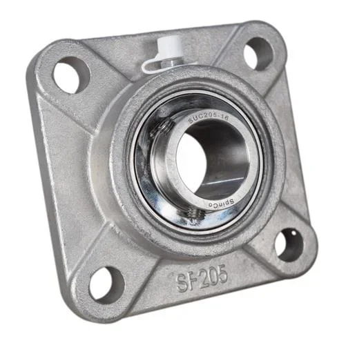 1″ Stainless Steel Four Bolt Flange Bearing SSUCF205-16, SUCSF205-16, CRFS-PN16