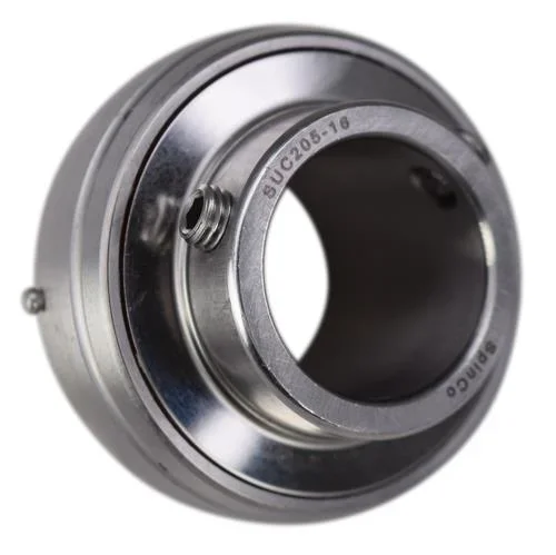 1″ Stainless Steel Set Screw Locking Insert Bearing MUC205-16, SUC205-16