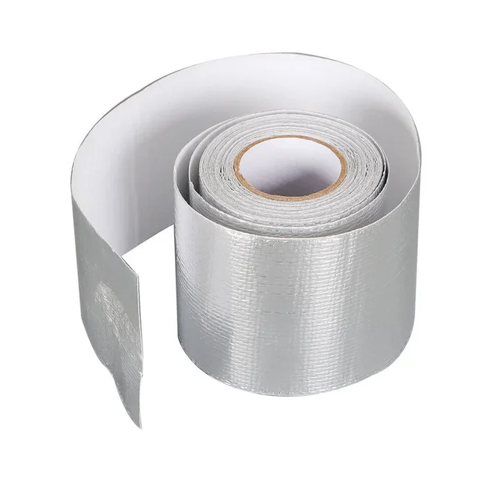 1 Pack 24″ × 12″ × 0.04″ Adhesive Backed Aluminized Heat Resistant Tape