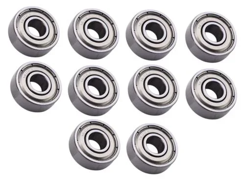 (10 Each) 1602-ZZ Shielded Radial Ball Bearing 1/4 ID X 11/16 OD X 1/4 Wide