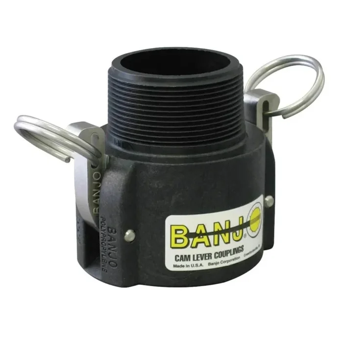 10 of 1-1/4″ Banjo Poly Cam Lever Female Coupler – 1-1/4″ Male NPT USA MADE 150B