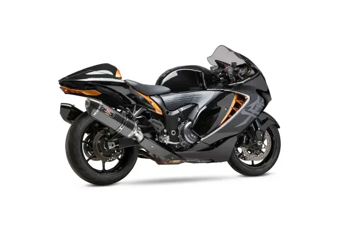 1121120220 Exhaust Race R77 Slip On Cf/Cf Suz