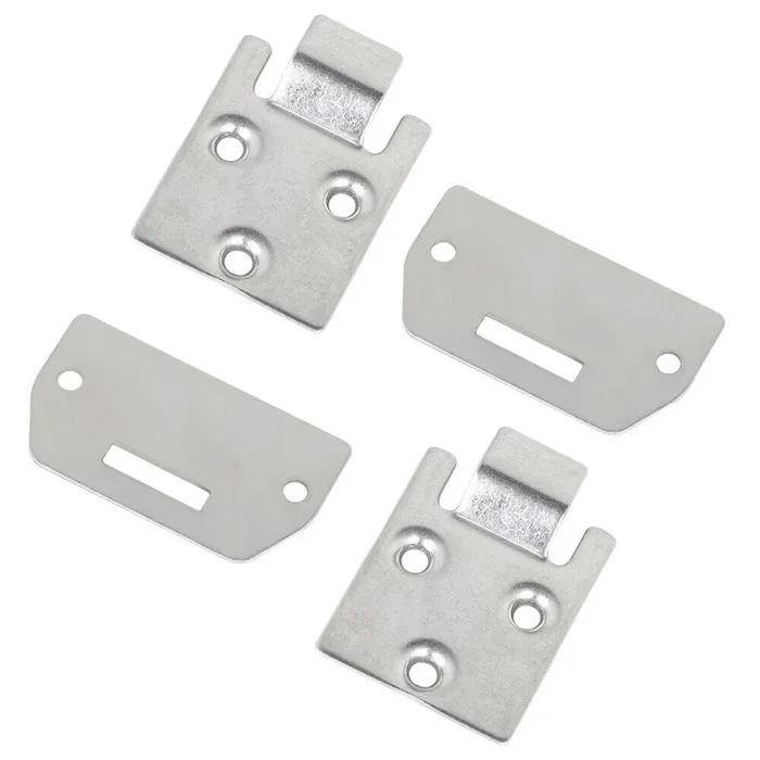 2 Sets of Seat Hinge Bottom and Plate for EZGO TXT Medalist Golf Cart (1995-up)