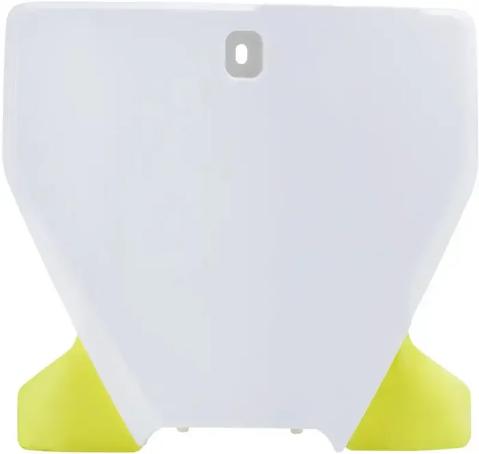 2726576814 Front Number Plate White/Yellow