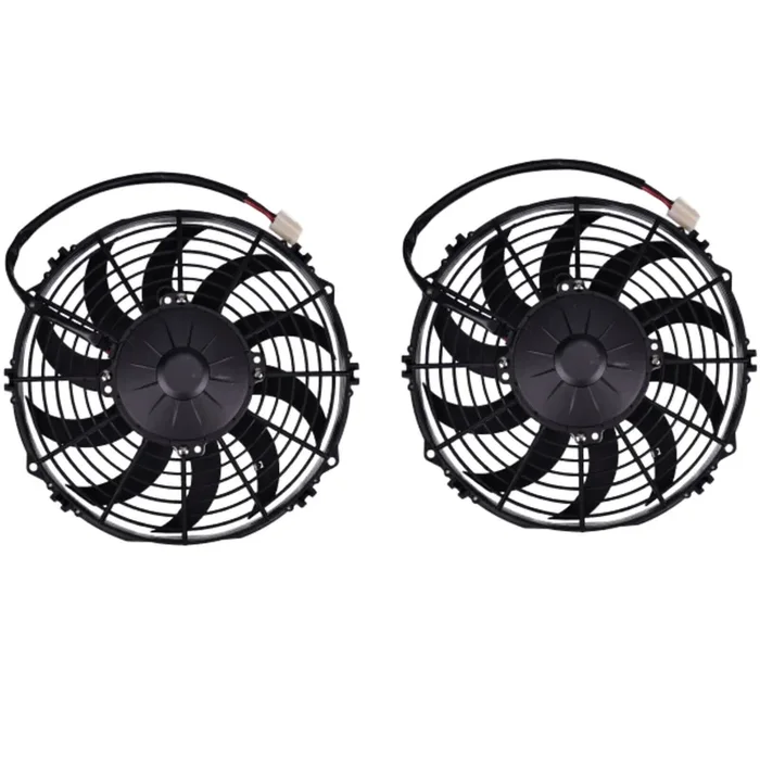 2PACK 10” Low Profile 12V Electric Fan For SPAL 30100435 VA11-AP7/C-57A
