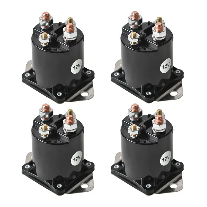 (4) 12V Solenoid Switch 1013609 For Club Car DS Precedent Gas Golf Cart 1984-Up