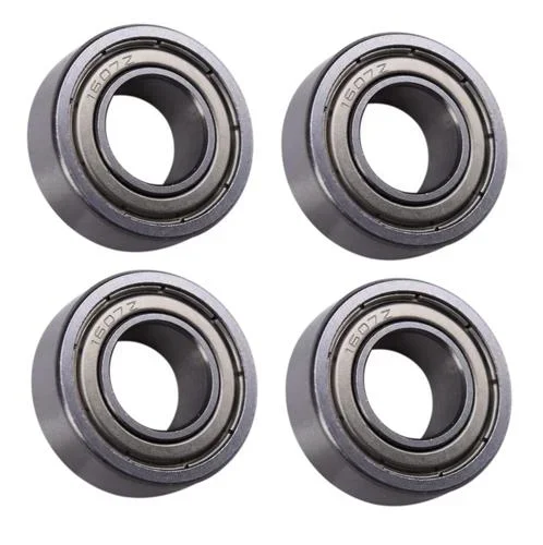 (4 Each) 1607-ZZ Shielded Radial Ball Bearing 7/16 ID X 29/32 OD X 5/16 Wide