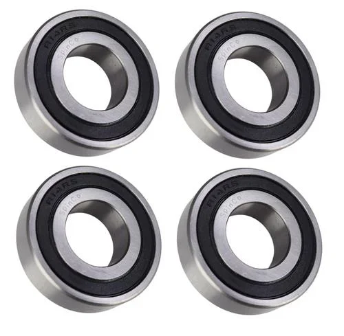 (4 Each) R14-2RS Sealed Radial Ball Bearing 7/8 ID X 1-7/8 OD X 1/2 Wide SpinCo