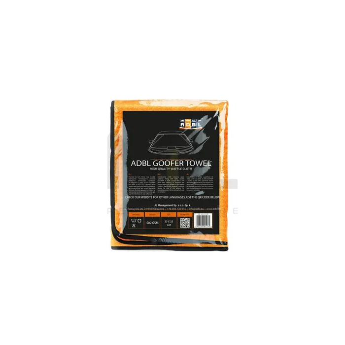 ADBL GOOFER TOWEL ADB000061 Car cleaning sponges Size 35 cm x 35 cm