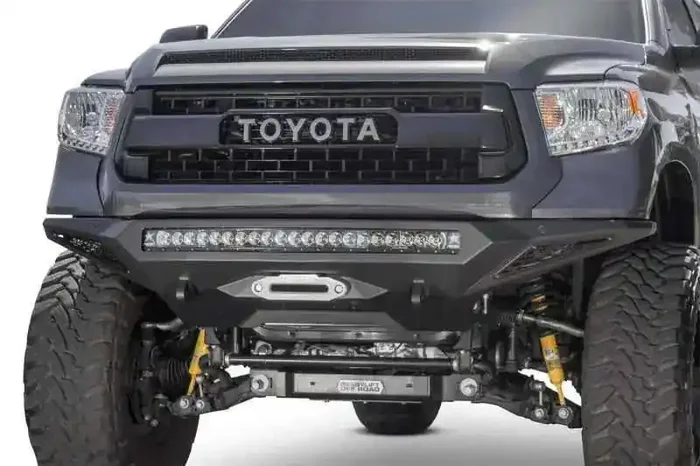 Addictive Desert Designs 14-18 Toyota Tundra Stealth Fighter Front Bumper w/Winch Mount & Sensors
