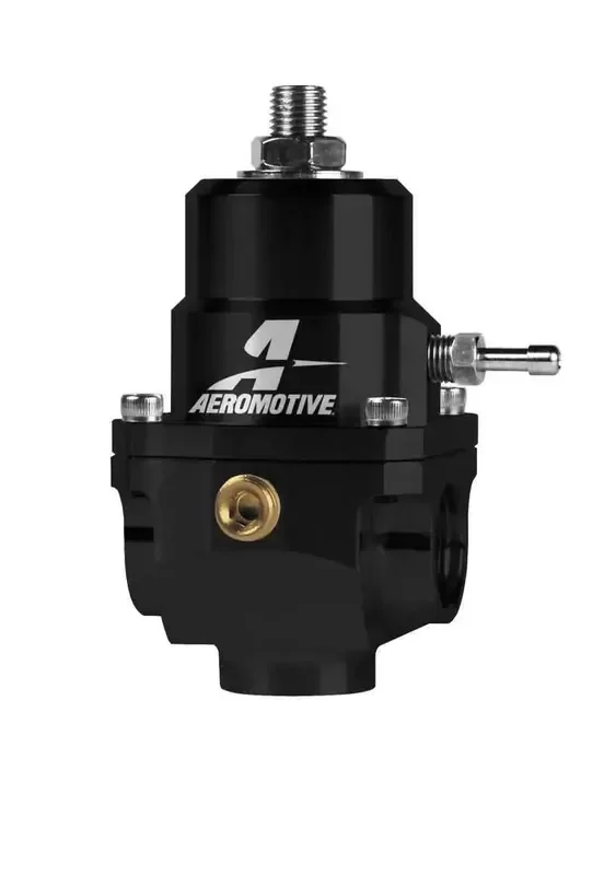 Aeromotive Adjustable Regulator – 35-75PSI – .188 Valve – (2) -08 Inlets/-08 Return