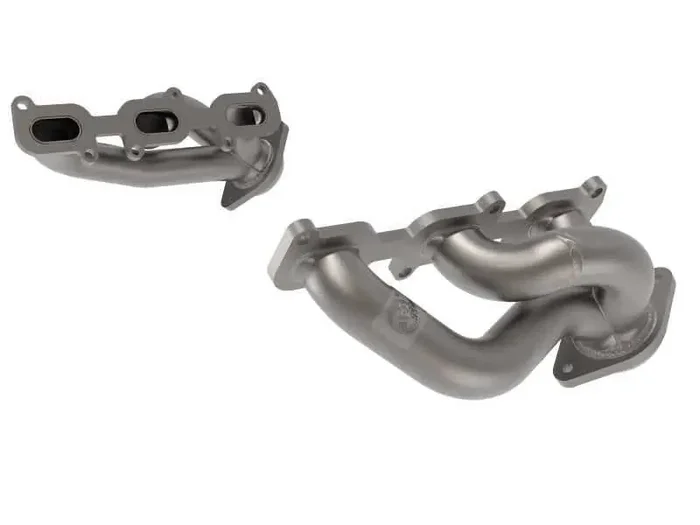 aFe Twisted Steel Shorty Header 11-17 Ford Mustang V6-3.7L – Titanium Coat Finish