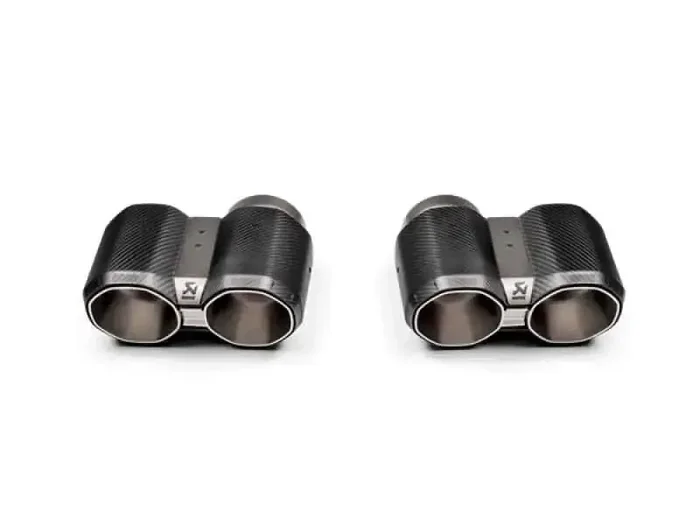 Akrapovic 2021+ BMW M3 (G80)/M4 (G82) Tail Pipe Set (Black Carbon)