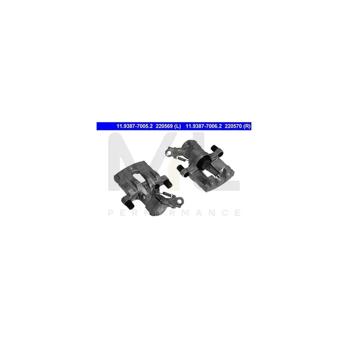 ATE 11.9387-7005.2 Brake Caliper without holder