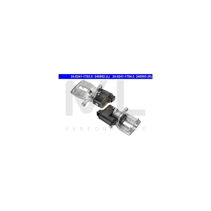 ATE 24.6241-1703.5 Brake Caliper for vehicles with electric parking brake, with electric motor, without holder