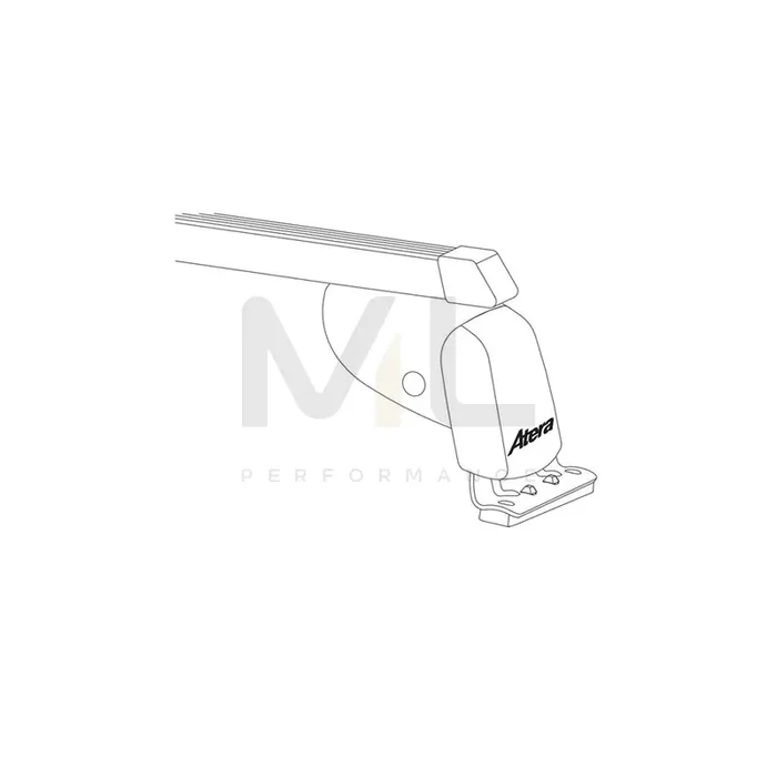 Atera Signo 044117 Roof bars for cars without rails, 137 cm, 150 kg, Steel