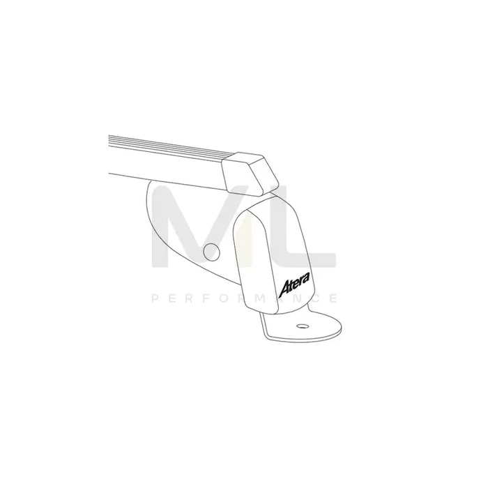 Atera Signo 044119 Roof bars for VW CADDY for cars without rails, 110 cm, 100 kg, Steel