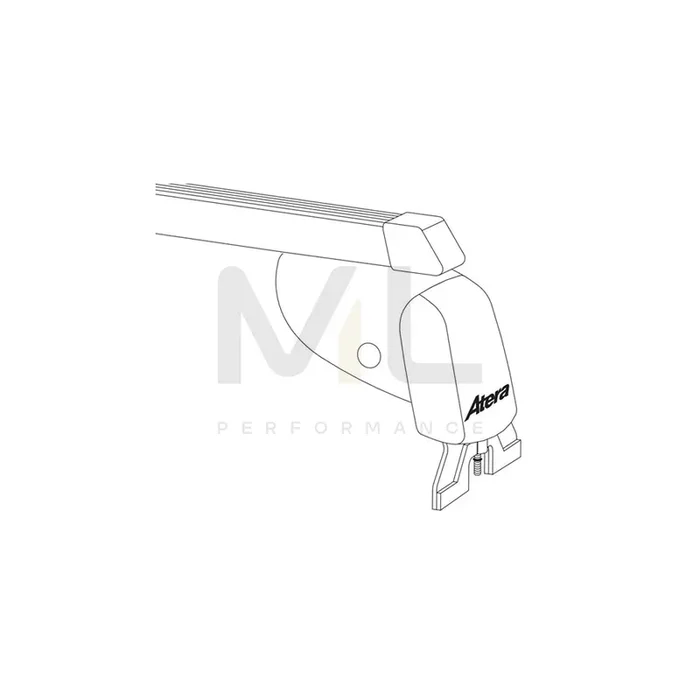 Atera Signo 044120 Roof bars for cars without rails, 110 cm, 100 kg, Steel