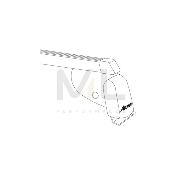 Atera Signo 044178 Roof bars for VW Amarok Pickup (2HA, 2HB, S1B, S6B, S7A, S7B) for cars without rails, 122 cm, 100 kg, Steel