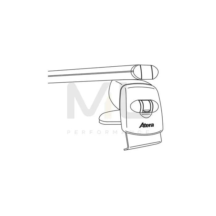 Atera Signo 045204 Roof bars for Toyota Corolla Verso (AR10) for rain gutters, 137 cm, 100 kg, Aluminium