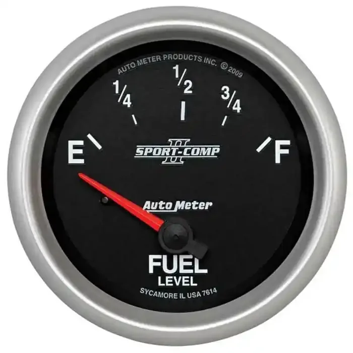 Autometer Sport-Comp II 2-5/8in Short Sweep Electronic 0-90ohms Fuel Level Gauge
