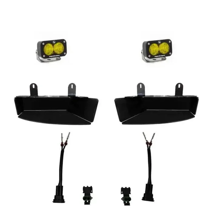 Baja Designs 2019+ Ram 2500/3500 S2 Wide Cornering Fog kit – Amber