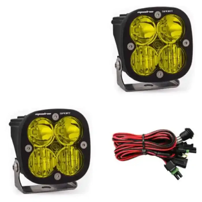 Baja Designs Squadron Sport Driving/Combo Pair LED Light Pods – Amber