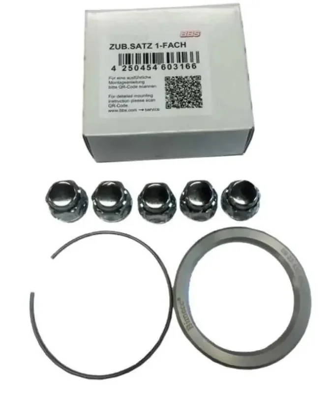 BBS PFS KIT – Camaro 2010 – Includes 82mm OD – 67mm ID Ring / 82mm Clip / Lug Nuts