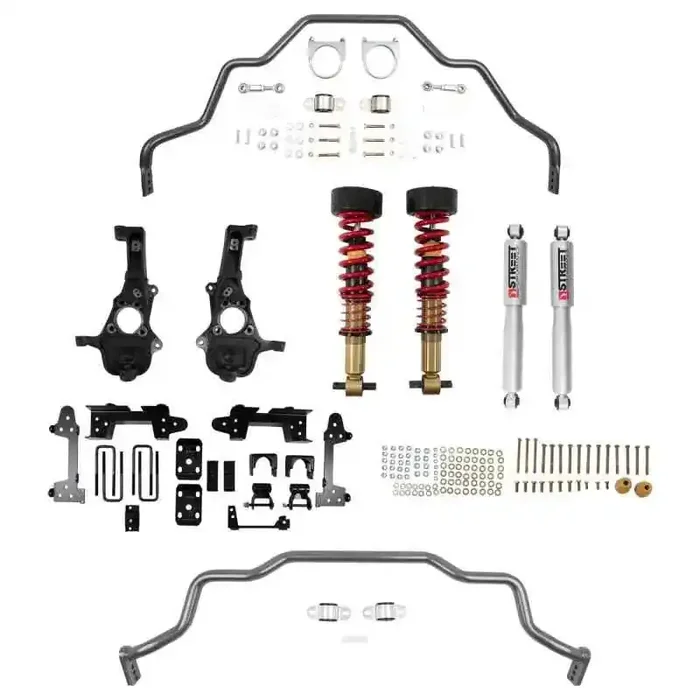 Belltech LOWERING KIT 2019+ GM Silverado / Sierra 1500 2WD All Cabs – 2-5in Fr / 6in R