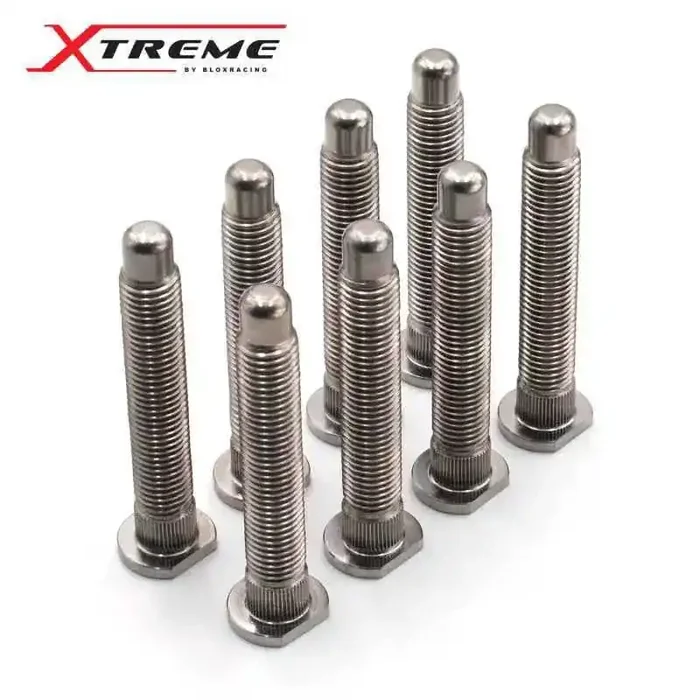 BLOX Racing Honda Xtreme Titanium Wheel Studs 12 x 1.50mm – Set of 8
