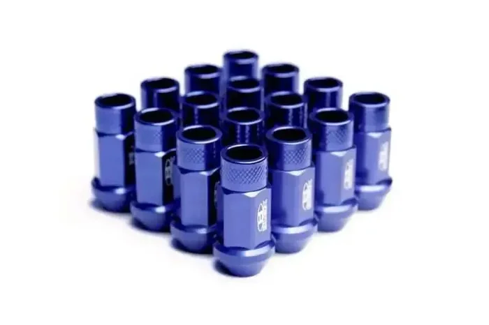 BLOX Racing Street Series Forged Lug Nuts – Blue 12 x 1.25mm – Set of 16