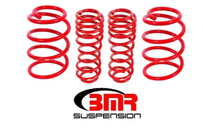 BMR 07-14 Shelby GT500 Performance Version Lowering Springs (Set Of 4) – Red