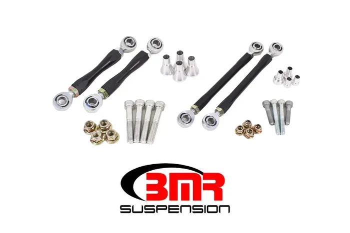 BMR 08-17 Challenger Front and Rear Sway Bar End Link Kit – Black