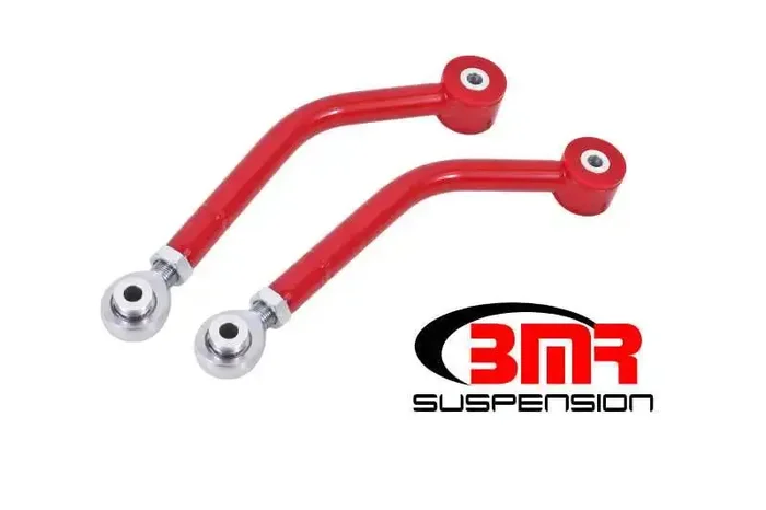 BMR 08-17 Challenger Upper Control Arms Single Adj. Rod Ends (Polyurethane) – Red