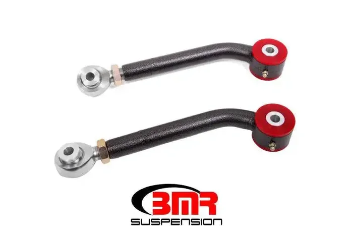BMR 08-17 Challenger Upper Trailing Arms w/ Single Adj. Poly/Rod Ends – Black Hammertone
