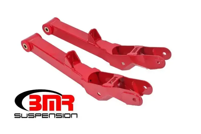 BMR 10-15 5th Gen Camaro Non-Adj. Rear Lower Control Arms (Polyurethane) – Red