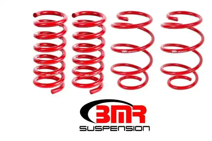 BMR 15-17 S550 Mustang Performance Version Lowering Springs (Set Of 4) – Red