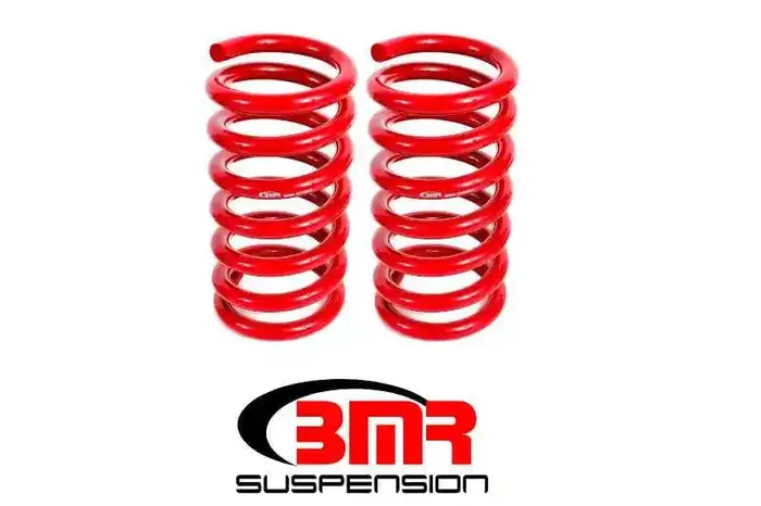 BMR 15-17 S550 Mustang Rear Drag Version Lowering Springs – Red