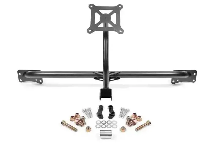 BMR 2015-2019 Ford Mustang Bolt-On Parachute Mount – Black Hammertone