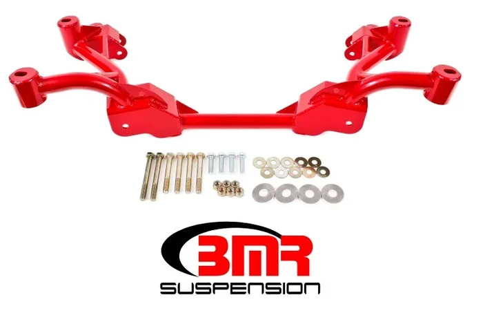 BMR 82-82 3rd Gen F-Body K-Member w/ No Motor Mounts and STD. Rack Mounts – Red