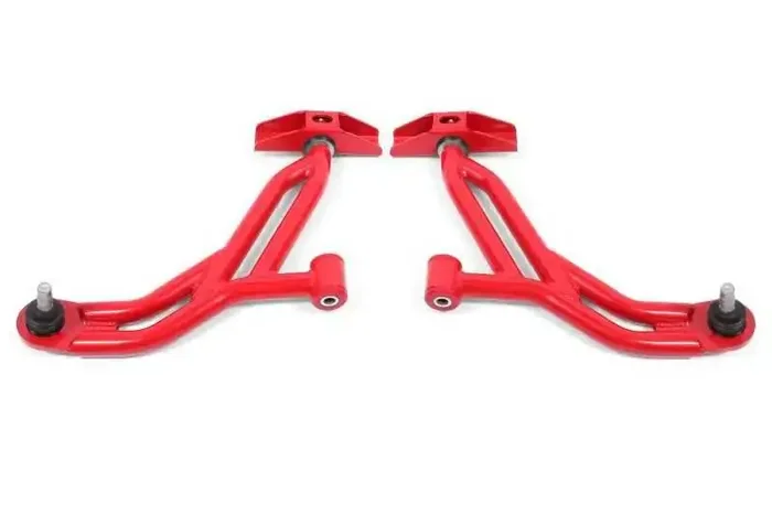 BMR Suspension 05-14 Ford Mustang Lower A-Arms – Red – Non-Adjustable