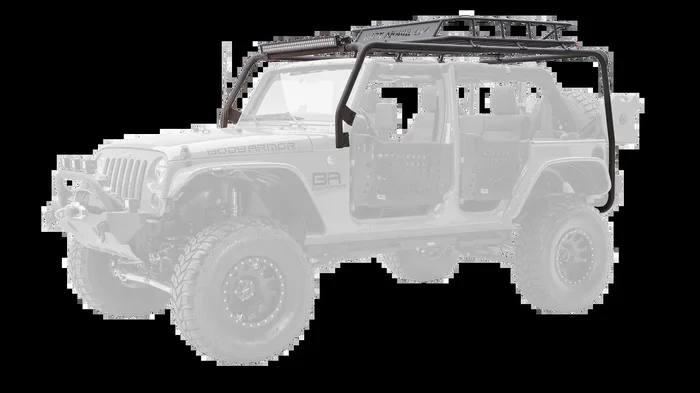 Body Armor 4×4 2007-2017 Wrangler 2/4 Door Roof Rack Cargo Box 1 Of 2. Common Box – JK-6124-1
