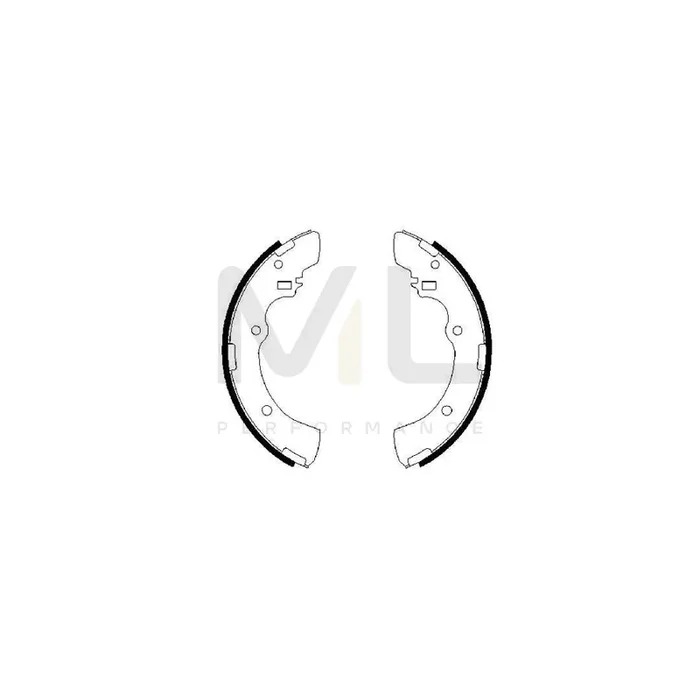 BOSCH 0 986 487 479 Brake Shoe Set