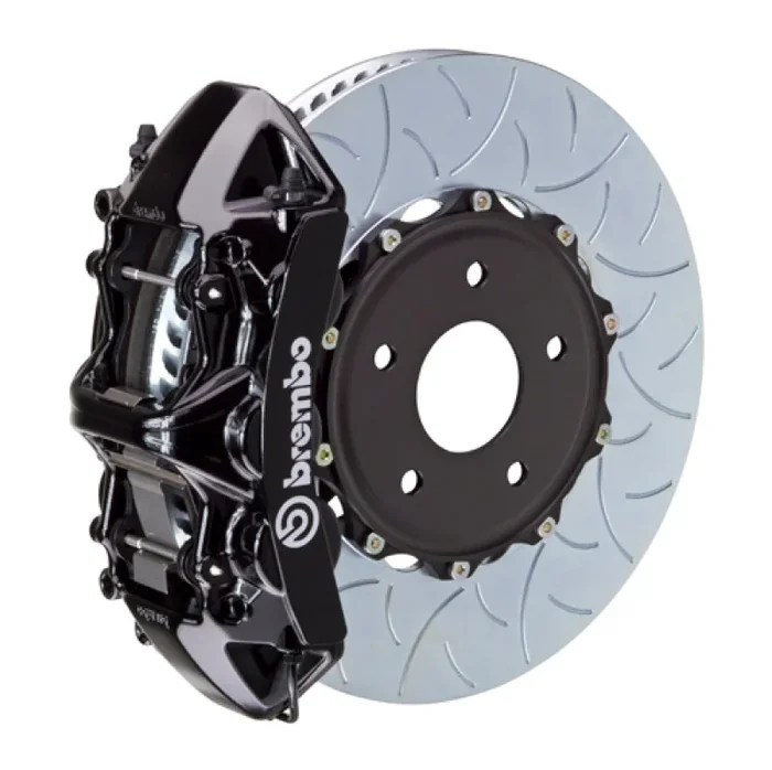 Brembo 05-13 Corvette Front GTS BBK 6 Piston Cast 350×34 2pc Rotor Slotted Type-3-Black HA