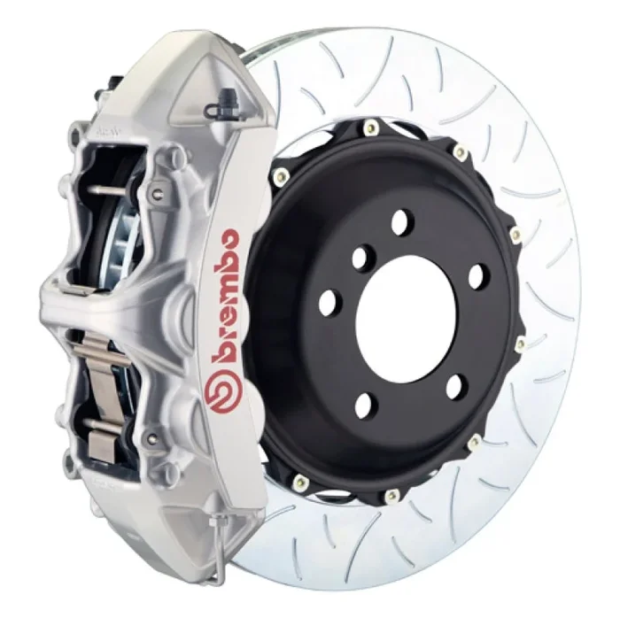 Brembo 07-13 1500 Sierra Rr GT BBK 4Pis Cast 2pc 380×32 2pc Rotor Slotted Type3-Silver
