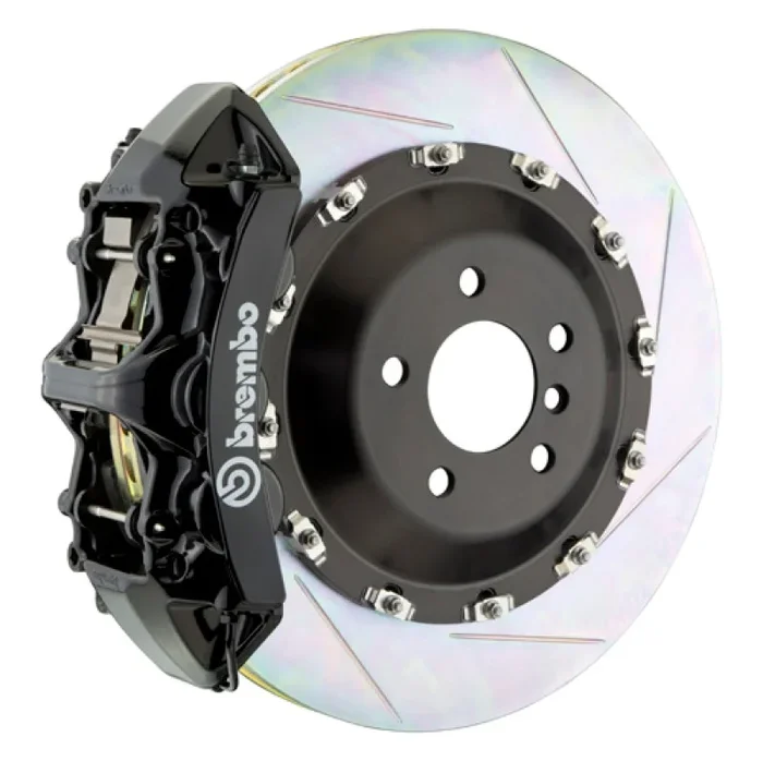 Brembo 11-18 Cayenne Front GT BBK 6 Piston Cast 405×34 2pc Rotor Slotted Type1-Black