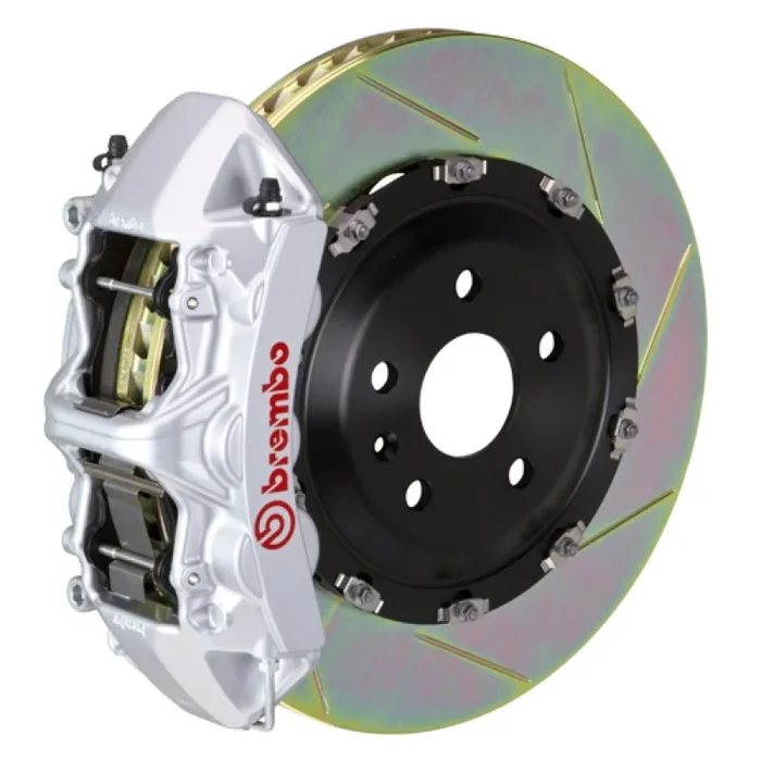 Brembo 14-18 A45 AMG Front GT BBK 6 Piston Cast 365×34 2pc Rotor Slotted Type1-Silver