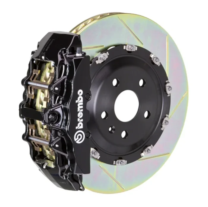 Brembo 21+ Escalade Front GT BBK 6 Piston Cast 2pc 380×34 2pc Rotor Slotted Type1-Black